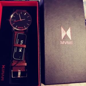 MVMT Leather watch
